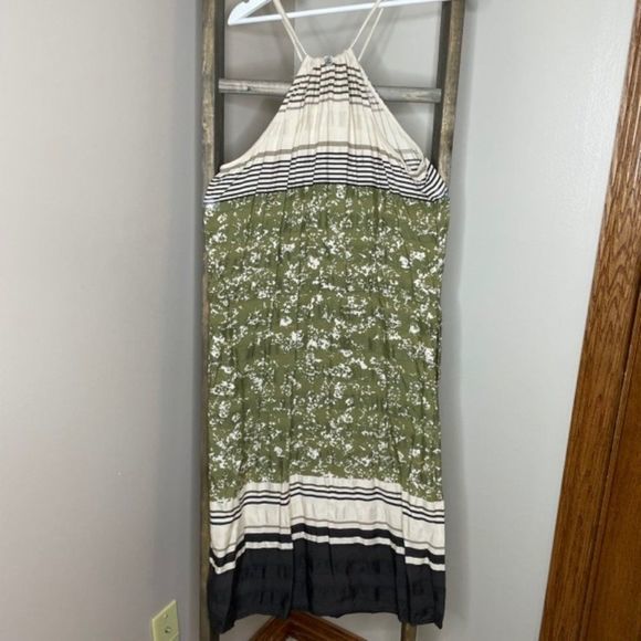 Prana Green Brown‎ Parisol Sleeveless Midi Dress - Picture 4 of 4